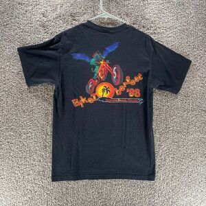 Vintage Biketoberfest Shirt Mens Medium Black 1998 Single Stitch Daytona Beach